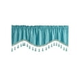thumbnail image 1 of KQJQS Elegant Fringed Window Curtains – Short Tassel Drapes with Patterned Rod Panels, 18.1 x 59 in, 1 of 7