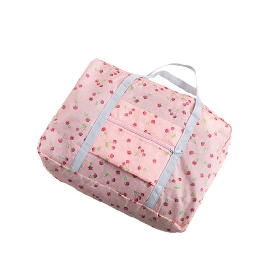 KQJQS Foldable Travel Duffel Bag Tote Carry Luggage Sport Duffle Week-ender Overnight For Women And Girls