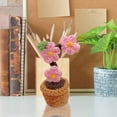 thumbnail image 1 of KQJQS Handmades Knitted Flowers Woven Potted Flowers, Rose Crochets, Self-made Simulated Flower Office Decorations, Finished Wool Products, 1 of 4