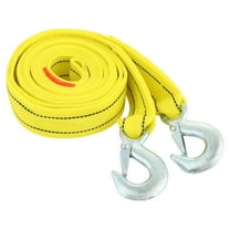 KQJQS Heavy Duty Tow Trailer Winch Strap With Snap Hook 13FT 11000 Lb Rope,Strengthened Car Tow Recovery Cable For Road Vehicle Truck SUV