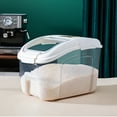 thumbnail image 1 of KQJQS Household Rice Bucket, Sealed Rice Container, Flour Storage Container, Cereal Dispenser, Household Rice Storage Container, Pet Food Storage Container, 1 of 6