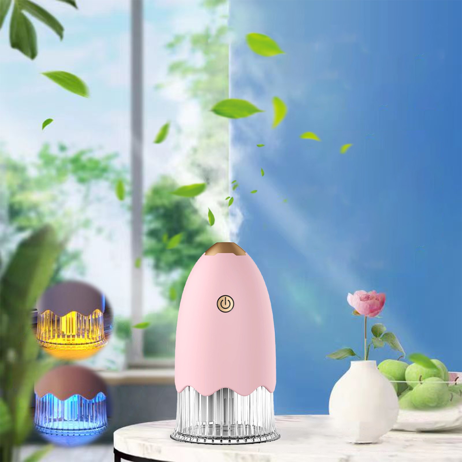 KQJQS Humidifiers For Bedroom Top Cool Mist Essential Oil Diffuser