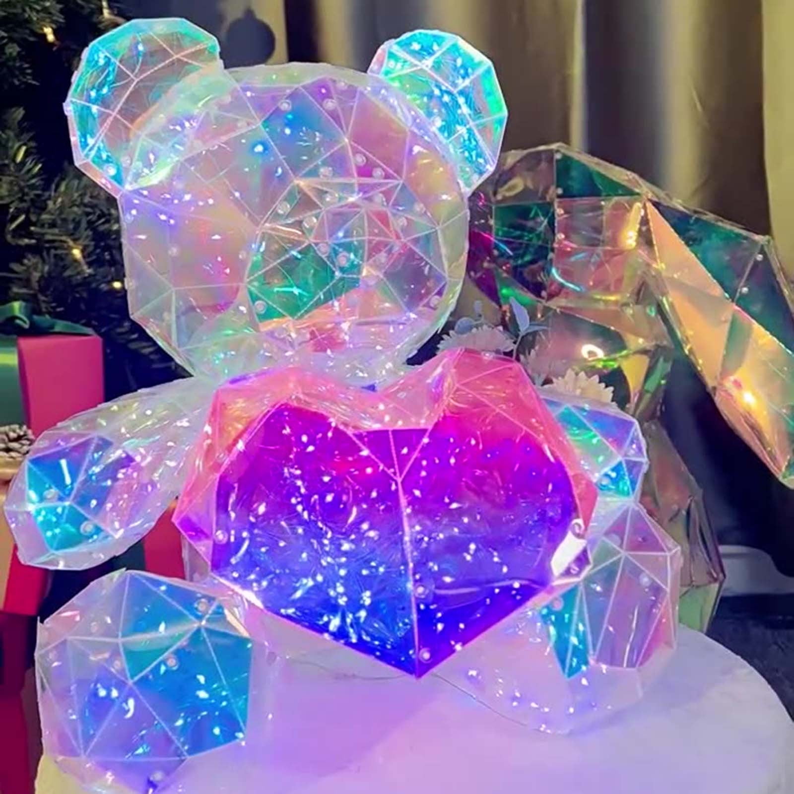KQJQS Illusionary Luminous Love Bear Gifts To Girlfriend On Valentine's ...
