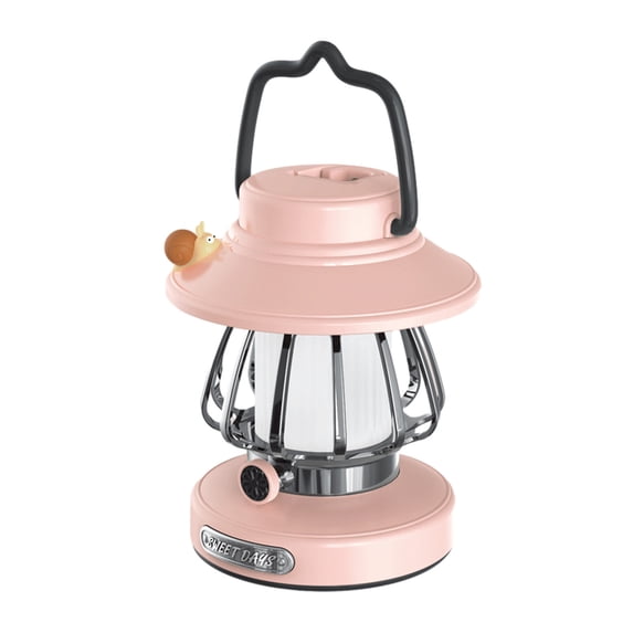 KQJQS Lantern LED Battery Powered Camping Lamp Outdoor Hanging Lantern Flickering Flame Rechargeable Retro Lanterns Remote Control 3 Modes Light Non-Solar