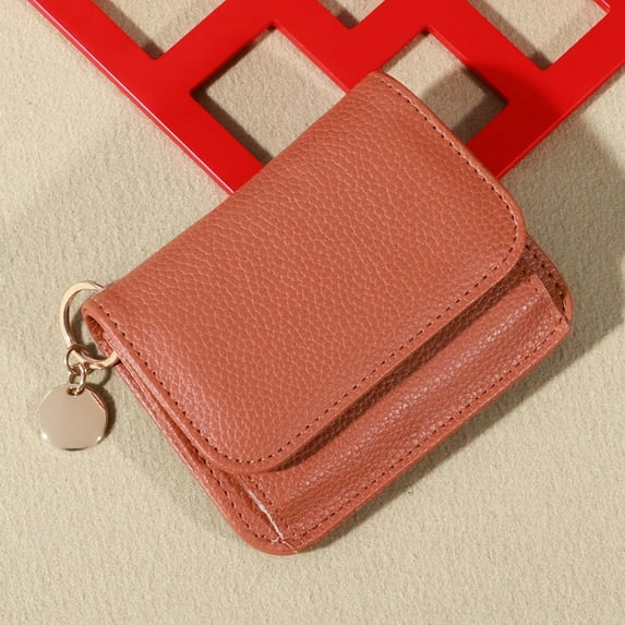 KQJQS Leather Coin Purse – Compact & Stylish Small Wallet for Coins, Cards & Cash – Elegant & Portable Design for Everyday Use & Travel