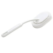 KQJQS Long-Handled Bathroom Sponge Scrubber - Wall Cleaning Brush for Bathtub, Floor Tiles, with Sponge and Scouring Pad