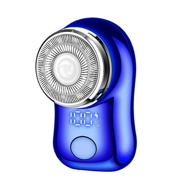 KQJQS Mini-Shave Portable Electric Shaver, Pocket Size Wet and Dry Mens Razor USB Rechargeable Shaver Charging Easy One-Button Use Suitable for Home,Car,Travel