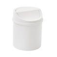 thumbnail image 1 of KQJQS Mini Trash Can with Lid Small Desk Countertop Garbage Cans for Tiny Waste Basket White, 1 of 5