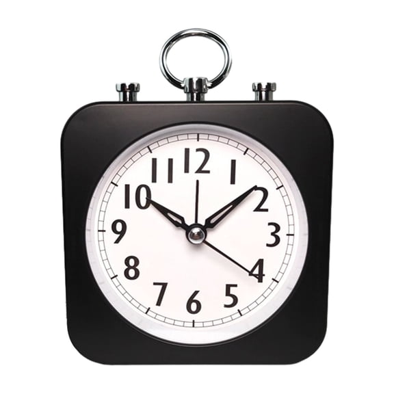 KQJQS Minimalist Fashion Creatives Candy Lazy Silent Small Alarm Clock Desktop Minimalist Wind Sweeping Second Clock