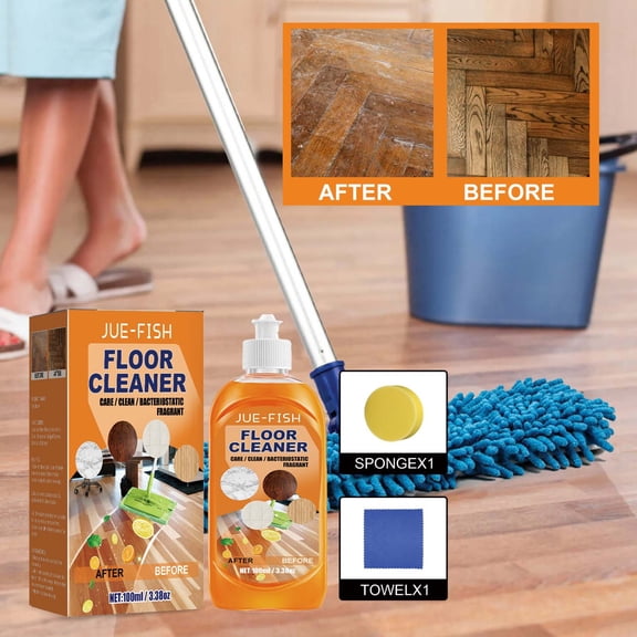 KQJQS Multi-Surface Vinegar Floor Cleaner and Household Cleaner - 100ml