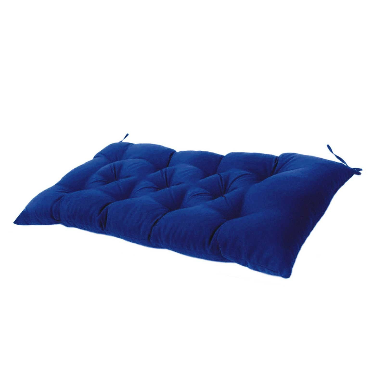 KQJQS Outdoor Bench Cushion for Patio Furniture, Waterproof Tufted Overstuffed Porch Swing Cushions, Memory Foam Loveseat Cushion, 19.6" x 39.3"