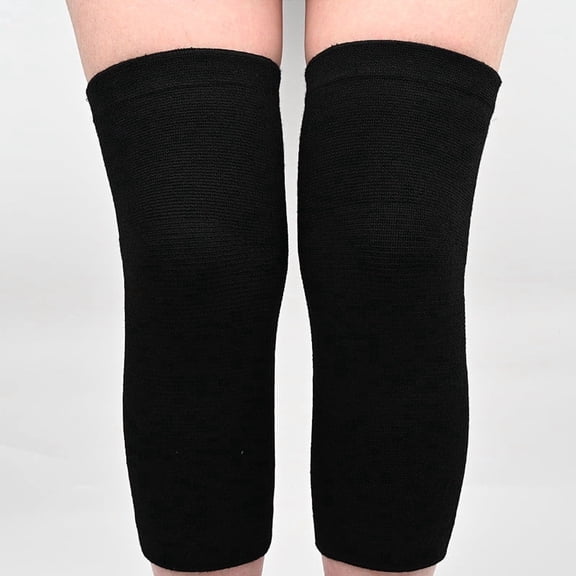 KQJQS Outdoor Sports Knee Sleeve for Basketball, Running & Cycling - Breathable Pain Relief Joint Support, Ergonomic Design with Open Patella & Adjustable Straps for Stability & Comfort Black B