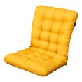 thumbnail image 1 of KQJQS Patio Chaise Lounger Cushion, Indoor/Outdoor Cushions Rocking Chair Sofa Cushion with Ties,Thick Padded Swing Bench Cushion(Yellow), 1 of 6