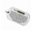 thumbnail image 1 of KQJQS Personalized To My Grandson Keychain - Perfect Gift For Grandson or Grandchild(Silver), 1 of 3