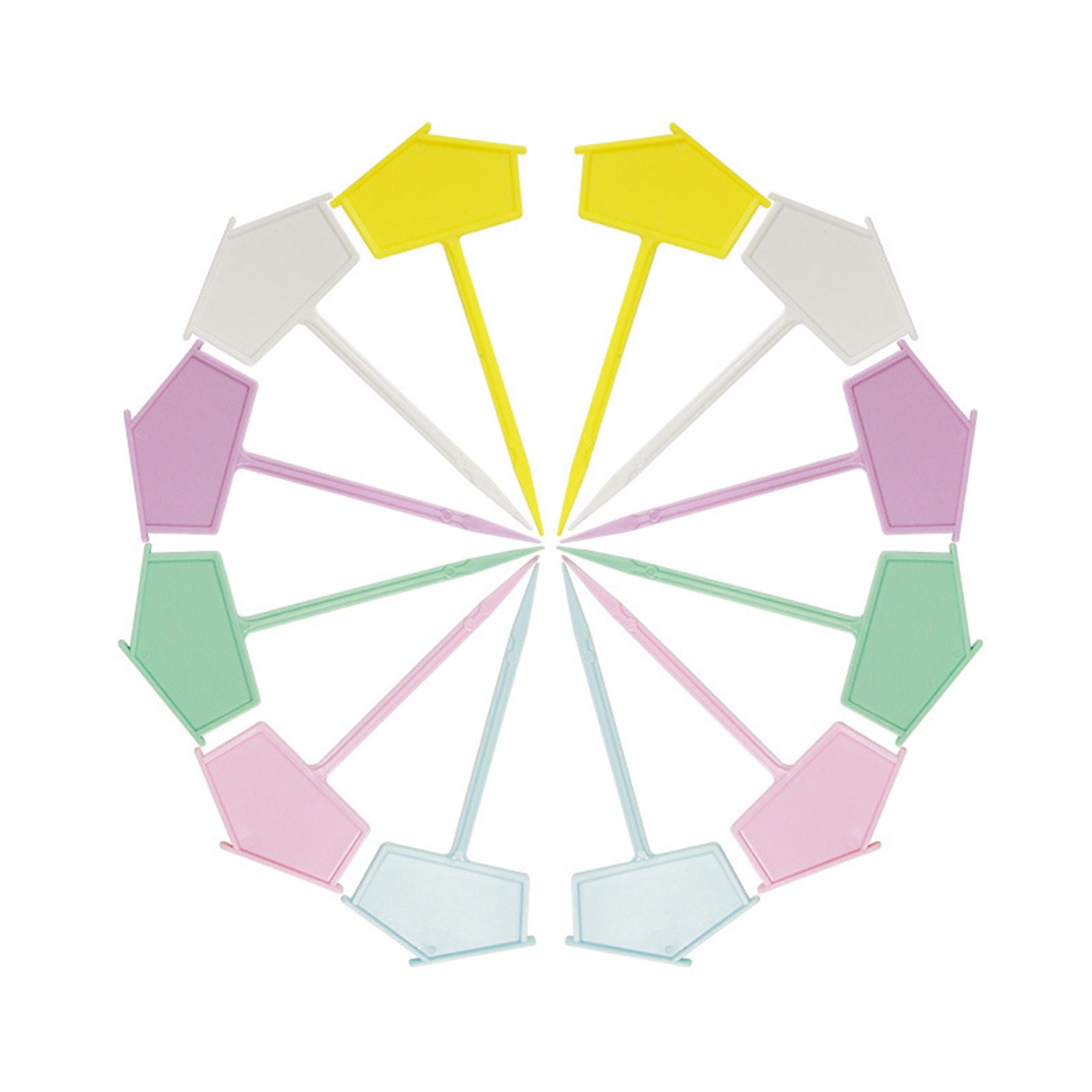 KQJQS Plastic Plant Labels, Plant Tags,TType Plant Tags,Garden Tags