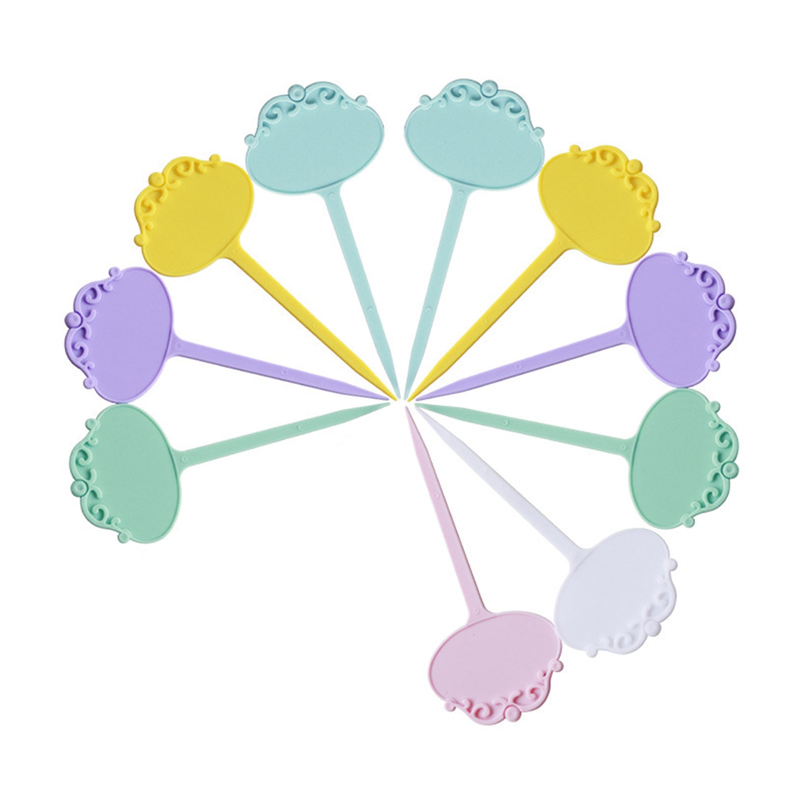 KQJQS Plastic Plant Labels, Plant Tags,TType Plant Tags,Garden Tags