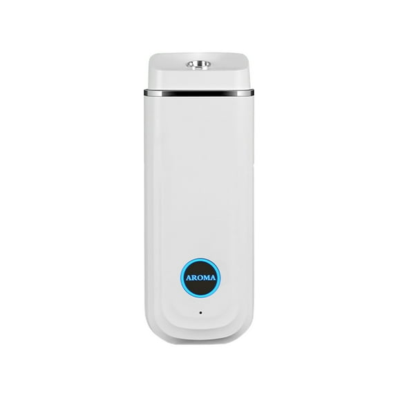 KQJQS Portable Essential Oil Diffuser, Rechargeable USB Type-C, Aromatherapy 100% Pure Essential Oil Nebulising Diffuser for Car, Office, Home, Bedroom,Spa White