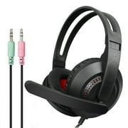 KQJQS Red Light Effect Luminous Headset Headset Computer Game Gaming Bass Headset With Microphone Headset