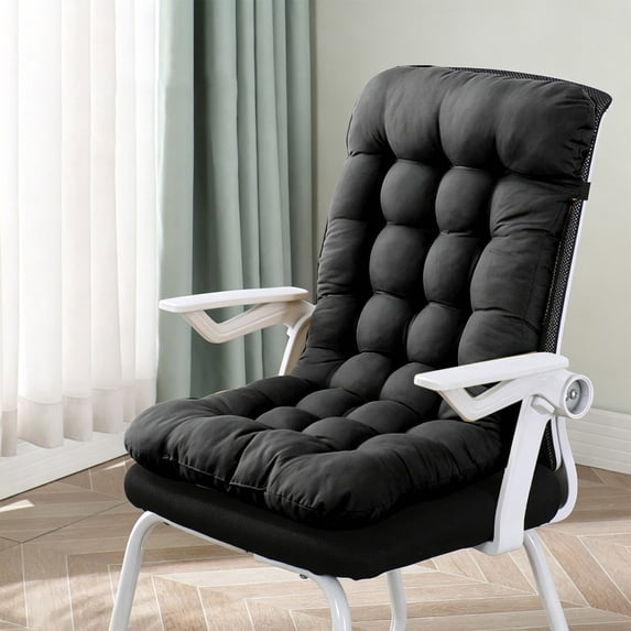 KQJQS Rocking Chair Cushions High Back Patio Cushion Non-Slip Bottom Tufted Seat Pads with Ties Office Chair Pads Seat Cushion