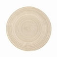 thumbnail image 1 of KQJQS Round Braided Placemats - Washable Cotton-Polyester 15-Inch Round Table Mats for Kitchen and Dining Table - Beige, 1 of 6