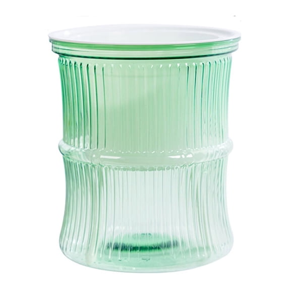 KQJQS Self-absorbing Lazy Transparent Water Storage Mess Cultivation Small Potted Flower Pots, Indoor Living Room Desktop Water Storage Mess Cultivation Plastic Flowe
