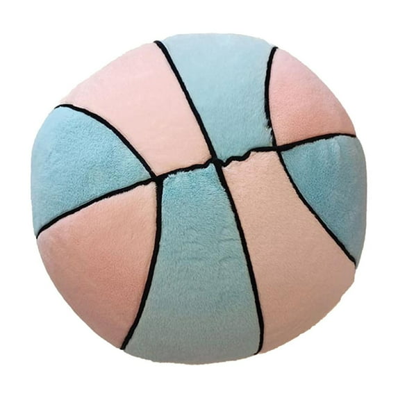 KQJQS Simulated Basketball Plush Toy - Ultra-Soft Basketball Pillow for Kids & Adults, Parent-Child Interactive Toy, Indoor & Outdoor Activity Decor