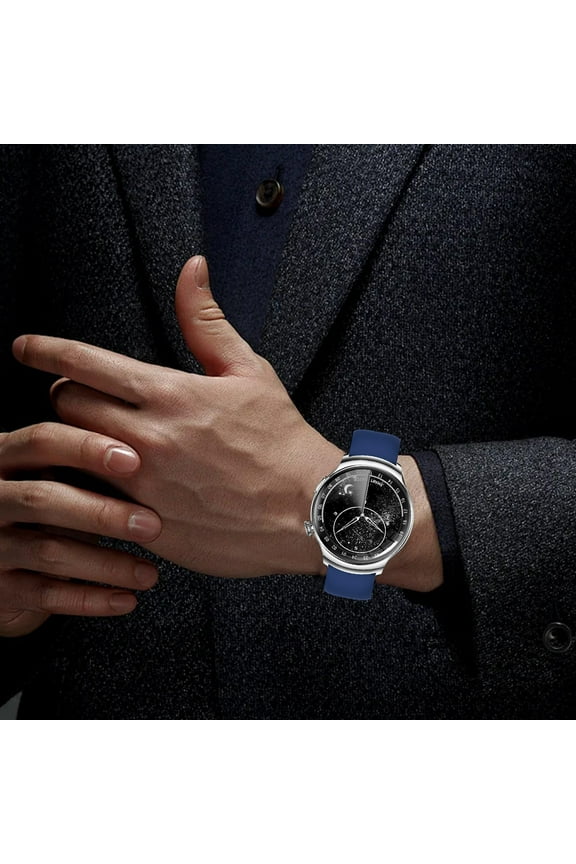 Smart Wearable Watch Multifunction HD Round Screen Wireless Magnetic Charging Custom Dial Motion Record IP68 Watertightness Bluetooth Music Playback Function