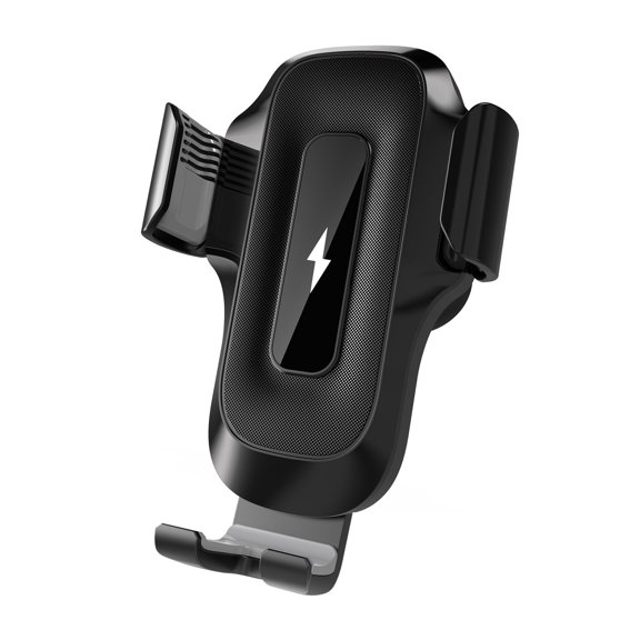 KQJQS Smart Wireless Car Charger,Max 15W Wireless Charging Auto Clamping Car Mount,Wireless Automatic Sensor,For Most Smart Phone