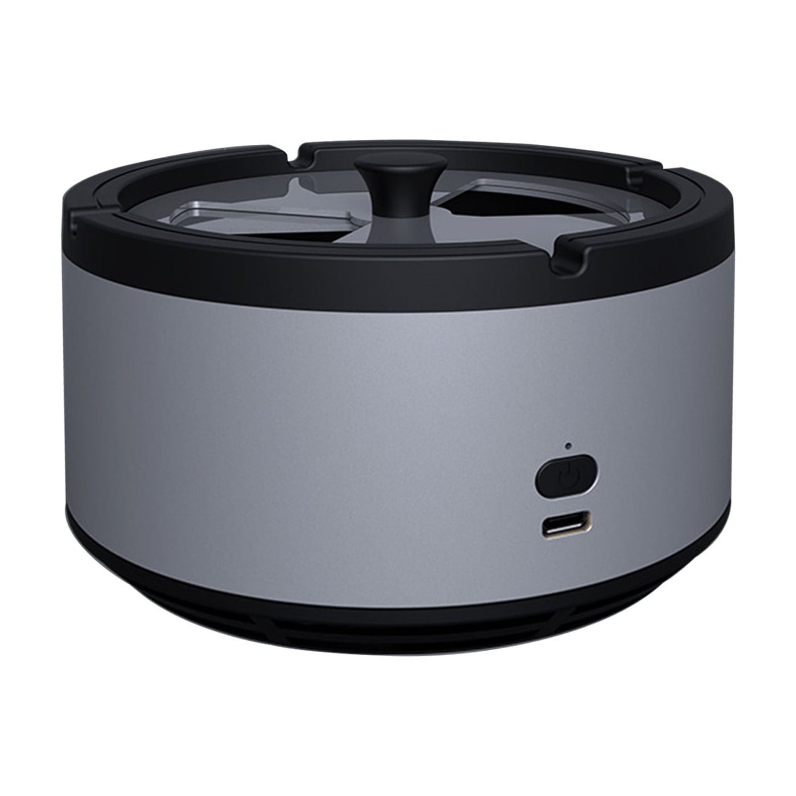 Aluminum Alloy Smokeless Ashtray purifier, 3 in 1 USB