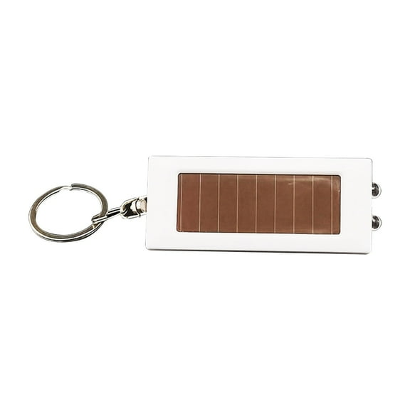 KQJQS Solar Rechargeable Flashlight LED Mini Household Flashlight Small Flashlight Portable Keychain Light