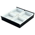 thumbnail image 1 of KQJQS Square Snack Tray for Dried Fruits by DuoGe Plastic Display Tray for Snacks Candy Snack Organizer with 4 Boxes, One Tray, 1 of 7