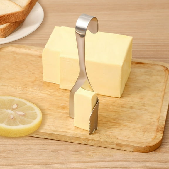 KQJQS Stainless Steel Butter Slicer - Evenly Cut and Measure Butter Slicing Tool