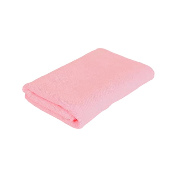 KQJQS Super Absorbent Microfiber Towel for Car, Hotel, Hair Salon & Kitchen - Lightweight, Quick-Dry, and Durable Cleaning Cloth for Efficient Wiping & Stain Removal Pink
