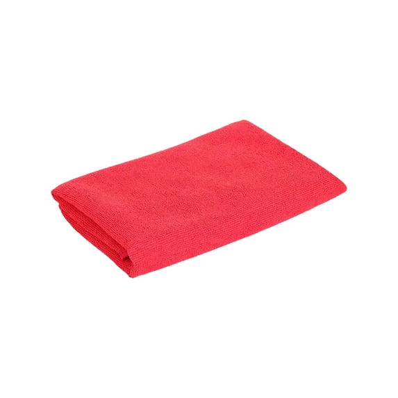 KQJQS Super Absorbent Microfiber Towel for Car, Hotel, Hair Salon & Kitchen - Lightweight, Quick-Dry, and Durable Cleaning Cloth for Efficient Wiping & Stain Removal Red