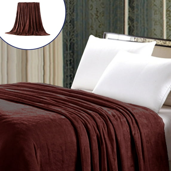 KQJQS Super Soft Fleece Blanket - Plush Cozy Throw for Bed & Couch, Warm and Comfortable, Ideal for Fall and Winter