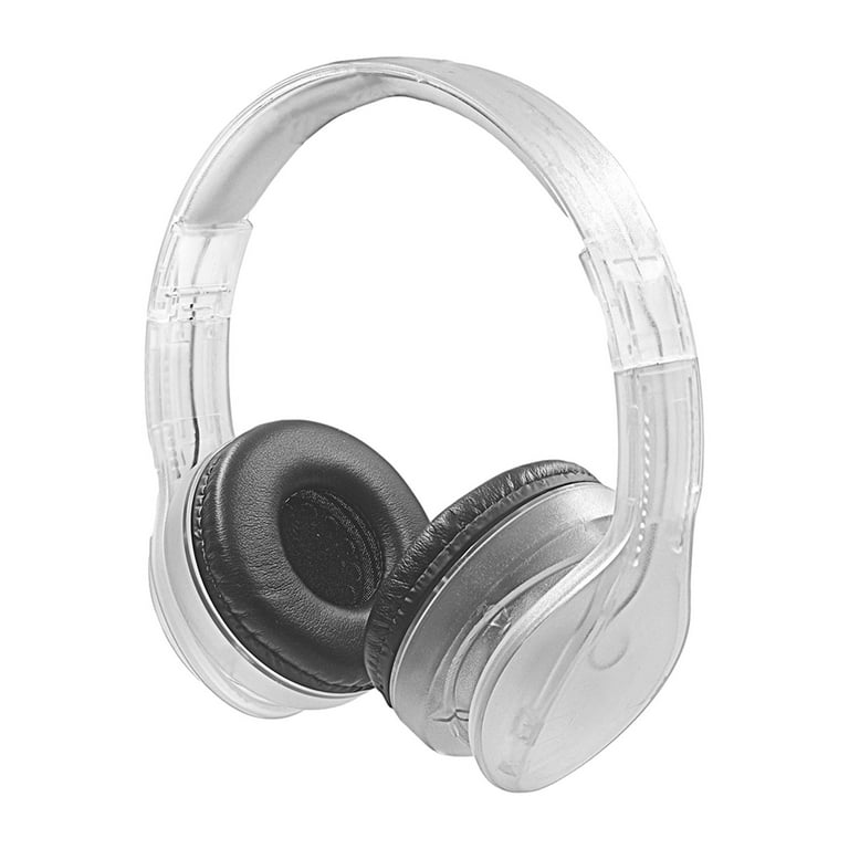 KQJQS Transparent Over ear Headset Wired Gaming Headset Soundproof Noise cancelling Headset Novelty In Appearance No Lag No Stuttering