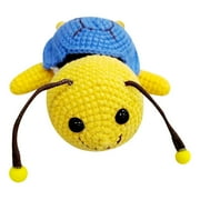 KQJQS Turtle Bee Crochet Kit for Beginners - Comprehensive DIY Crochet Set for Adults and Kids. Multicolor Beginner Set includes Yarn, Hook, and Instructions