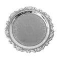 thumbnail image 1 of KQJQS Vintage Round Metal Food Serving Tray, Reusable Decorative Appetizer Platter for Kitchen, Party, Centerpiece Display, 1 of 6