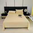 thumbnail image 1 of KQJQS Washed Cotton Bed Sheet – Soft, Breathable, and Easy to Maintain – Large Size for Comfortable Sleep, 1 of 7