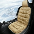 thumbnail image 1 of KQJQS Winter Car Front Seat Cushion with Plush Warmth, Thick Soft Material, and Easy Installation, 1 of 7
