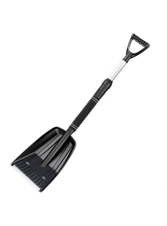 KQJQS Winter Snow Removal Shovel With Detachable Installation Snow Shovel Set, Thickened And Enlarged Snow Removal Push Snow Shovel, Car Mounted Snow Shovel