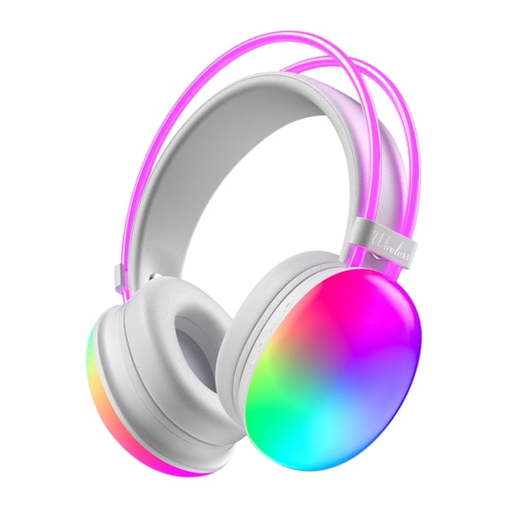 KQJQS Wireless Bluetooth Headphones, Bluetooth 5.3 Headset with Subwoofer, Mobile & Computer Game Music Sports Headphones