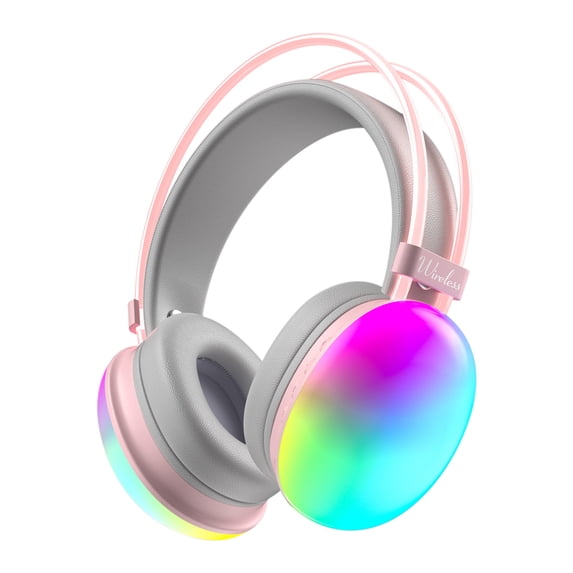 KQJQS Wireless Bluetooth Headphones, Bluetooth 5.3 Headset with Subwoofer, Mobile & Computer Game Music Sports Headphones