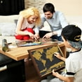 thumbnail image 1 of KQJQS World Map Scratch Off Poster Gold Framed Travel Map with Scratching Tool - Perfect Gift for Travel Enthusiasts, 1 of 7