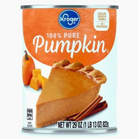 KR 100% Pure Canned Pumpkin Puree 29 oz