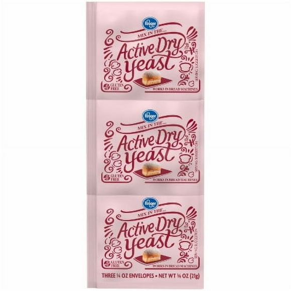 KR Active Dry Yeast 3 ct / 0.25 oz.