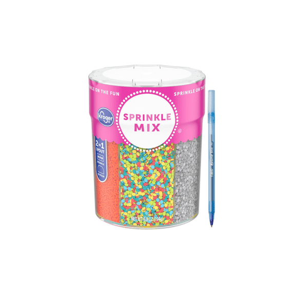KR Assorted Sprinkle Mix 6.8 oz