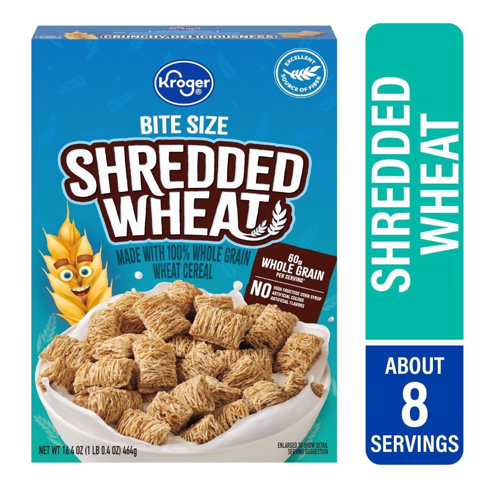 KR Bite Size Shredded Wheat Cereal 16.4 oz - Pack of 3