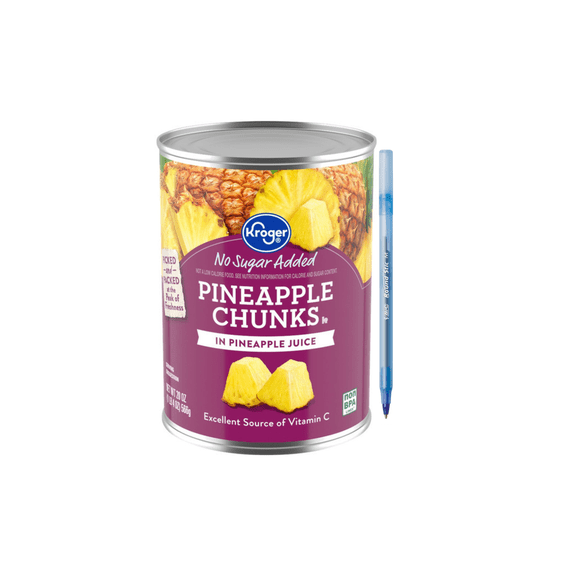 KR Canned Pineapple Chunks in Pineapple Juice 40 oz 2-CAN