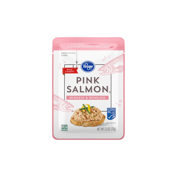 KR Canned Pink Salmon Wild Caught 2.5 oz